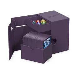 ULTIMATE GUARD FLIP n TRAY PURPLE 133+ XENOSKIN MONOCOLOR DECK CASE Card Box ccg - Image 5
