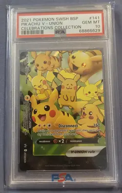Pikachu V-Union SWSH141 SWSH: Sword & Shield Promo Cards Holo - Image 1