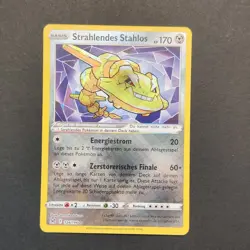 Pokemon TCG Karte - Strahlendes Stahlos 124/196 Verlorener Ursprung NM Near Mint - Image 2