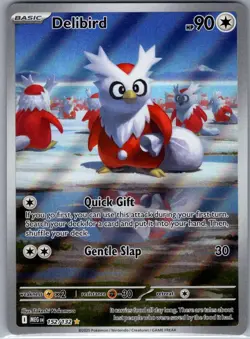 Delibird 152/132 ME01: Mega Evolution - Pokemon Card - NM - Image 1