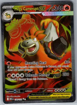 Mega Camerupt ex - 156/132 ME01: Mega Evolution - Pokemon Card - NM - Image 1