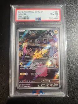 Pikachu 173/165 Sv2a: Pokemon Card 151 Holo (Japanese) PSA 10 - Image 1