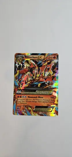 M Blaziken EX XY86 XY Promos - Regular Size - Pokemon Card Mega Evolution - LP - Image 1