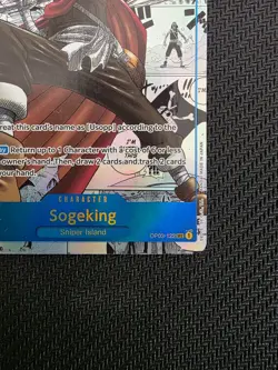 One Piece Card Game Sogeking OP03-122 SEC Manga Rare Pillars of Strength Alt Art - Image 3