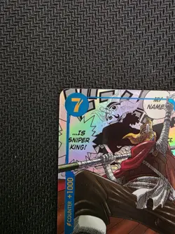 One Piece Card Game Sogeking OP03-122 SEC Manga Rare Pillars of Strength Alt Art - Image 5