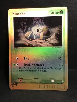 Nincada 67/97 LP Reverse Holo Vintage Pokemon Card. Fast Shipping! - Image 1