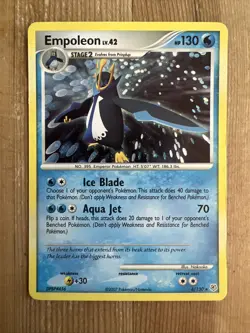 Empoleon 4/130 - Diamond & Pearl Base Set Holo - Pokemon Card - LP/MP - Image 1
