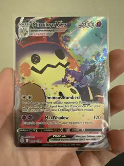 Pokemon Mimikyu VMAX Holo Ultra Rare TCG Card 2022 Brilliant Stars TG17/TG30- NM - Image 1