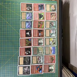 Lot of 24 Magic The Gathering/MTG 1995 Fourth Fifth Edition HEAVILY PLAYPLAYED - Image 1