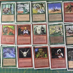Lot of 24 Magic The Gathering/MTG 1995 Fourth Fifth Edition HEAVILY PLAYPLAYED - Image 3