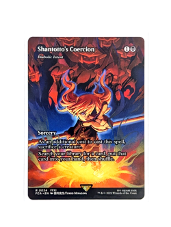 Shantotto's Coercion 0034 Rare Showcase Non-Foil FFXI MTG FINAL FANTASY ENGLISH - Image 1