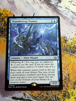 2024 Bloomburrow Thundertrap Trainer MTG / Magic the Gathering #78 - Image 2