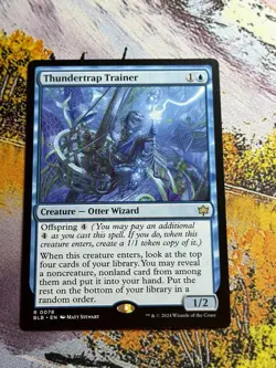 2024 Bloomburrow Thundertrap Trainer MTG / Magic the Gathering #78 - Image 3