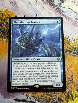 2024 Bloomburrow Thundertrap Trainer MTG / Magic the Gathering #78 - Image 4