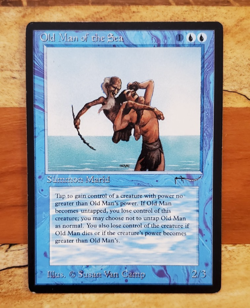 MTG Old Man of the Sea Arabian Nights Lightly played - Image 1