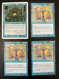 MTG- Equilibrium x4 (3x Exodus, 1x 7th Edition) - Image 1