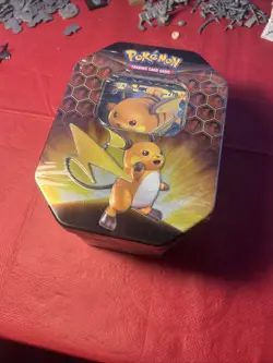 Pokemon TCG Hidden Fates Raichu GX Tin - Brand New And Sealed - Image 1