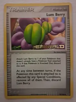 Pokemon - Lum Berry - 78/106 - Ex Emerald - Stamped Reverse Holo Great Cond. - Image 1