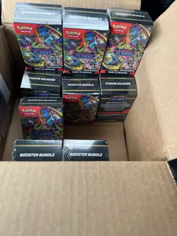 Price is for one item. Factory sealed Pokemon Phantasmal Flames Booster Bundles - Image 1