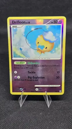 Drifloon SH1 Pokemon Stormfront Reverse Holo Secret Rare Light Play - Image 1