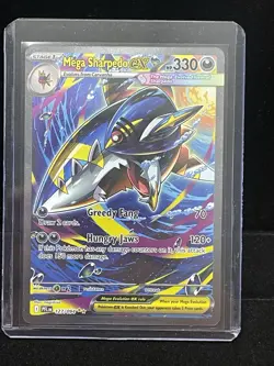 Pokemon Phantasmal Flame Mega Sharpedo EX Special Illustration Rare 127/094 NM - Image 1