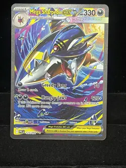 Pokemon Phantasmal Flame Mega Sharpedo EX Special Illustration Rare 127/094 NM - Image 2
