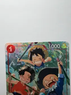 Ace & Sabo & Luffy OP13-007 NM - SR AA - One Piece Carrying On His Will - Image 4