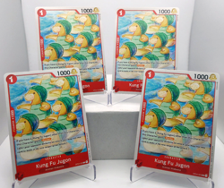 Kung Fu Jugon Playset - OP04-005 x4 - Kingdoms of Intrigue - One Piece TCG - Image 1
