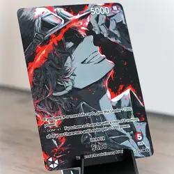 Sabo - Custom One Piece Leader Holo - OP13-004 Carrying On His Will - Image 1