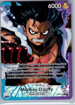 Monkey.D.Luffy (Alt Art) OP11-040 English A Fist Divine Speed - One Piece - NM - Image 1