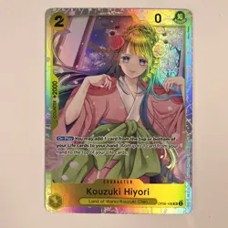 OP06-106 Kouzuki Hiyori : Super Rare One Piece English TCG Card CCG - Image 1