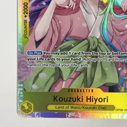 OP06-106 Kouzuki Hiyori : Super Rare One Piece English TCG Card CCG - Image 4