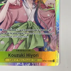 OP06-106 Kouzuki Hiyori : Super Rare One Piece English TCG Card CCG - Image 5