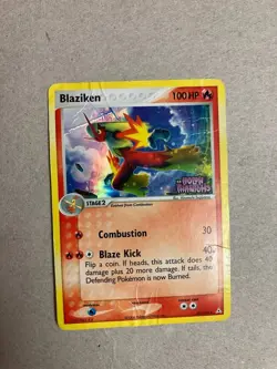Blaziken 20/110 Holon Phantoms Reverse Holo - damaged card - Image 1