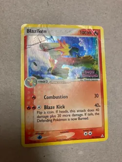 Blaziken 20/110 Holon Phantoms Reverse Holo - damaged card - Image 2