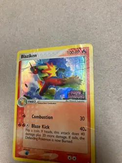 Blaziken 20/110 Holon Phantoms Reverse Holo - damaged card - Image 4