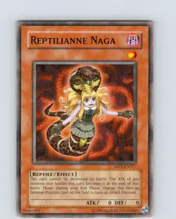 Yu-Gi-Oh TCG Reptilianne Naga ABPF-EN017 Unlimited Common Card NM - Image 1