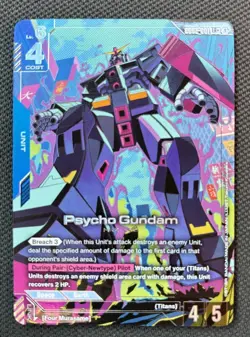 Gundam Card Game TCG - Psycho Gundam - Dual Impact - GD02-001 LR+ - NM - Image 1