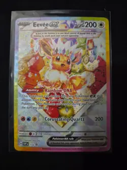 Pokemon TCG Eevee EX 174 Prismatic Evolutions UPC Promo Card - Image 1