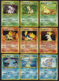 Pokemon Neo Premium File 1 Promo Folder 9 Card Set Japanese - Image 1