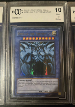 Yu-Gi-Oh! Egyptian God Card Set 2010 LC01 LIMITED EDITION BCCG 10 Mint - Image 2