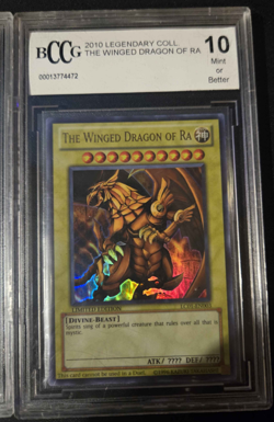 Yu-Gi-Oh! Egyptian God Card Set 2010 LC01 LIMITED EDITION BCCG 10 Mint - Image 3