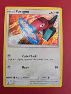 Pokemon Card Porygon 12/12 Holo McDonald’s 2018 Promo Near Mint Condition - Image 1