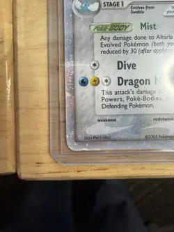 Pokemon TCG Altaria EX Emerald Holo Rare Card 90/106 2005 - Image 3