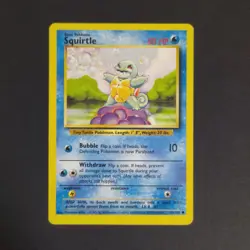 Pokemon Card WOTC 1999: Squirtle 63/102 - Base Set - Image 1