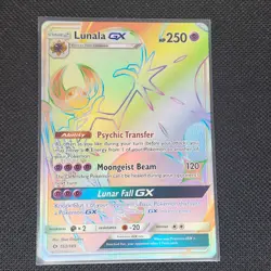 Lunala GX - 153/149 - Secret Rare - Sun & Moon Base - Pokemon Card - NM/M - Image 1