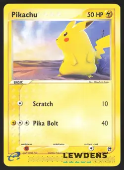 Pikachu - 72/100 - Common - EX Sandstorm - Pokemon Card - Image 1
