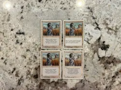 Mtg Swords To Plowshares x4 - Magic the Gathering Swords To Plowshares Played-Hp - Image 1