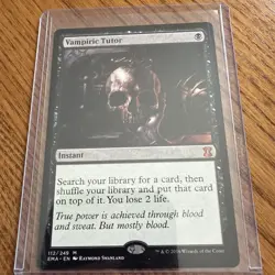 Magic The Gathering Vampiric Tutor - Image 1