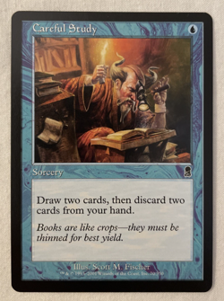 1x Careful Study Odyssey MTG Magic the Gathering NM - Image 1